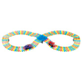 Pista Iluminada Carritos Flexible 130 piezas